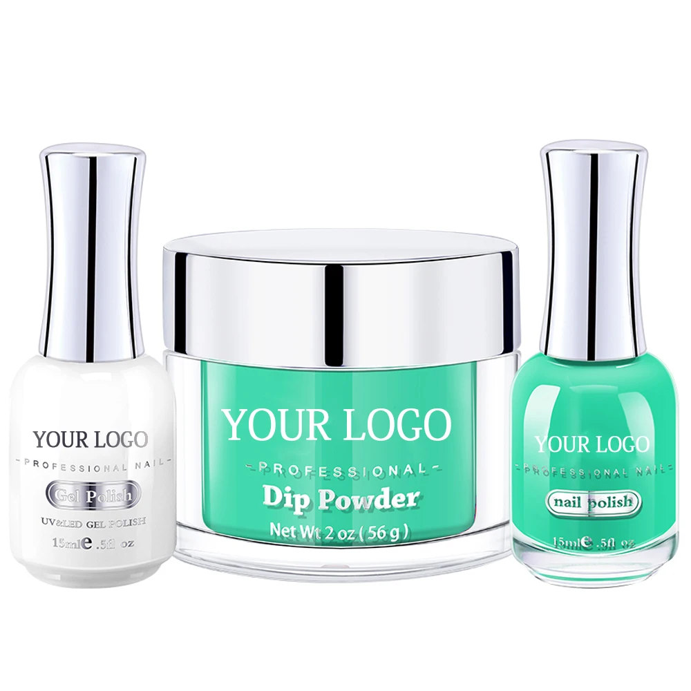 Free Sample Acrylic Wholesale Double Shine Private Label Gel Nail Art Polish Acrylic Kit For Nail Supplies