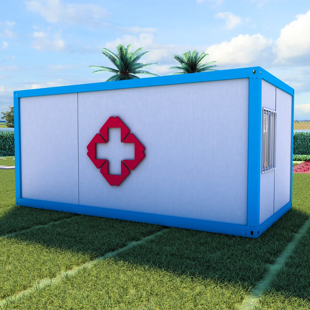Hot Selling Prefab House Portable Flat Pack Temporary Hospital Cabin Prefabricated modular Isolation Ward