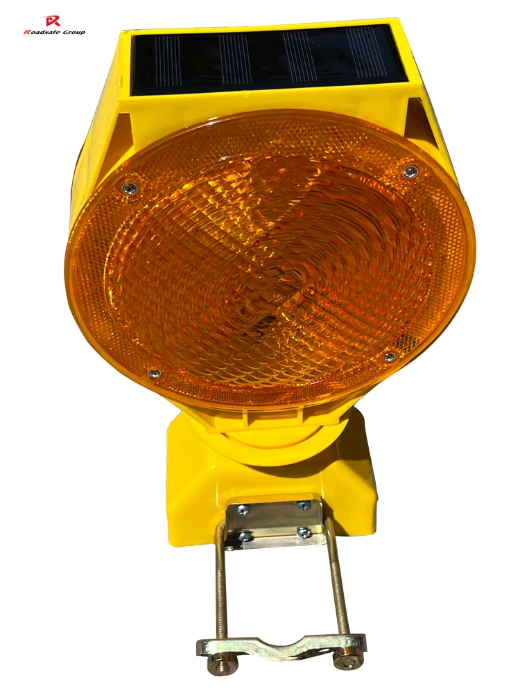 Traffic cone and barricade signal light warning light road safety solar rechargeable led flare warning light/lamp