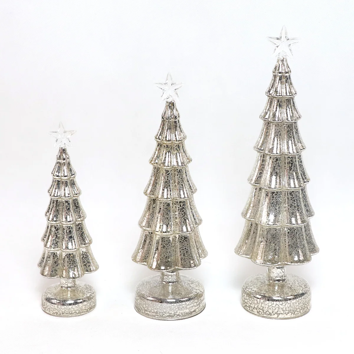 Home Decor Glass Christmas Tree for Decoration Christmas Tree Holiday Indoor Customized