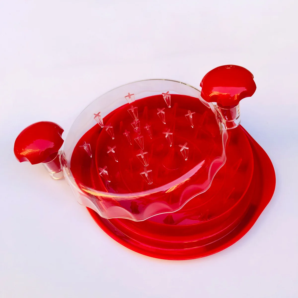 Bbq Meat Shredder Durable Transparent Chicken Shredder Hand Chicken Shredder With Clear Lid For Kitchen Gadgets