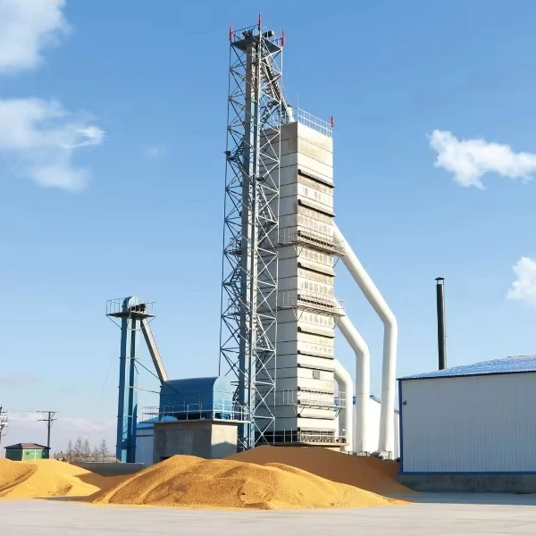 A Corn Paddy Rice Grain Drying tower with Engine Pump Motor Gear Core Components or single