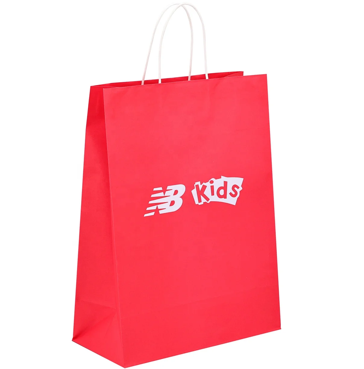 Handled Paper  Pink Durable Sturdy Kraft  Shopping Merchandise Bags Homemade Decoration Paper Bags Present Bags