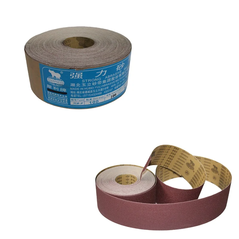 10cm*50m Hand Tear Emery Paper sanding Belt Abrasive Paper Sand Roll Sand Paper Belts