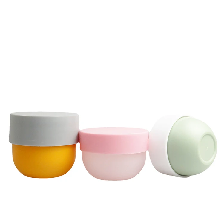 150ml 150 ml 250ml 250 ml 500 ml empty matte pink frosted plastic pp cosmetic cream jar for cosmetics with lid