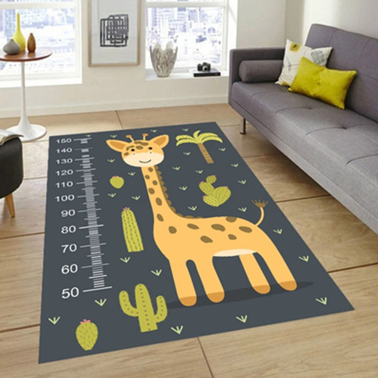 High quality Waterproof Country Road City Map Play Mat Kids Area Rugs with free sample