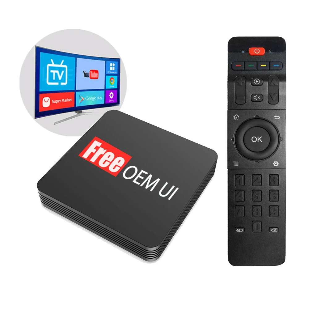 ТВ-приставка на Android 9 0 2/4/64 ГБ s912 2 4/5 ГГц Wi-Fi BT 4