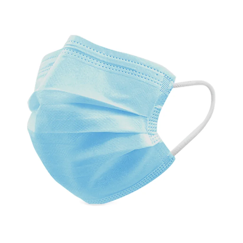 50 Pcs/Box Disposable Masks Daily Use Facemask CE ISO Certification Blue Earloop Face Mask