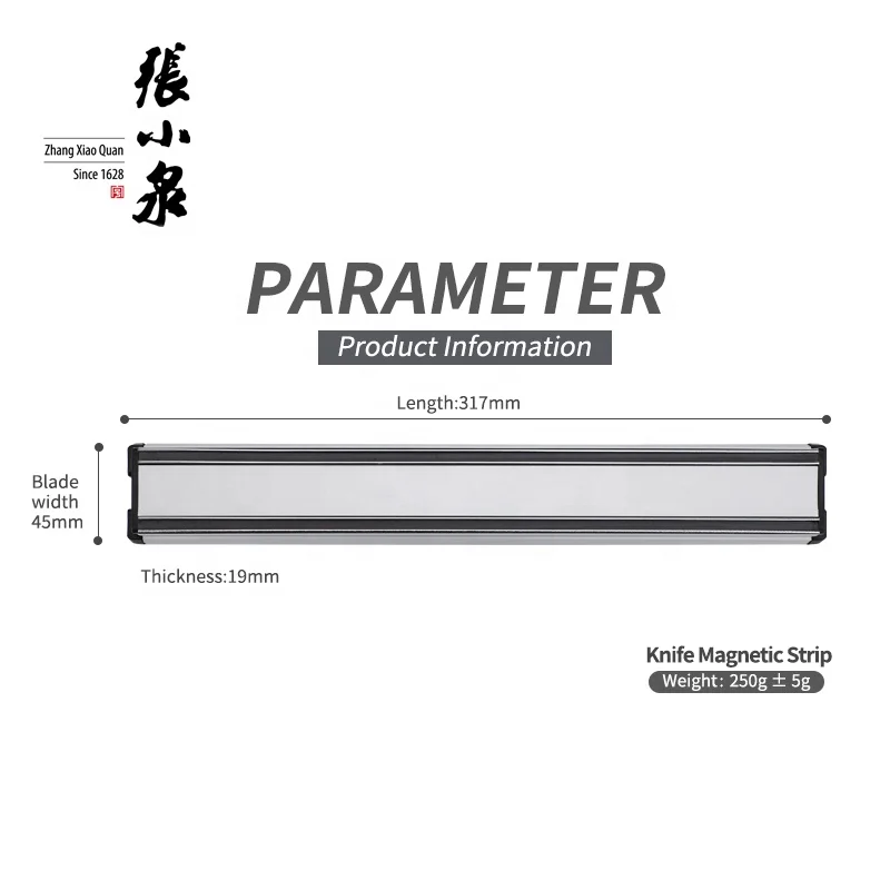 Knife magnet strips Magnetic knife strip block stainless knife set magnetic strip