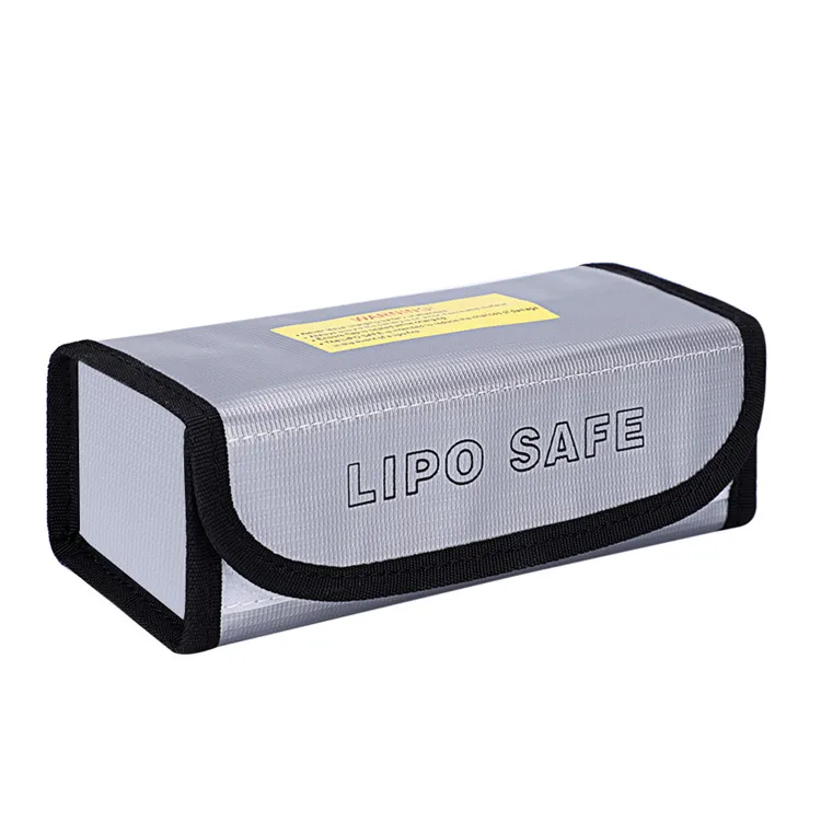 YIHUAXING Rechargeable Lithium Battery Protective PVC Fireproof Explosion-Proof Storage Bag for Model Aircraft