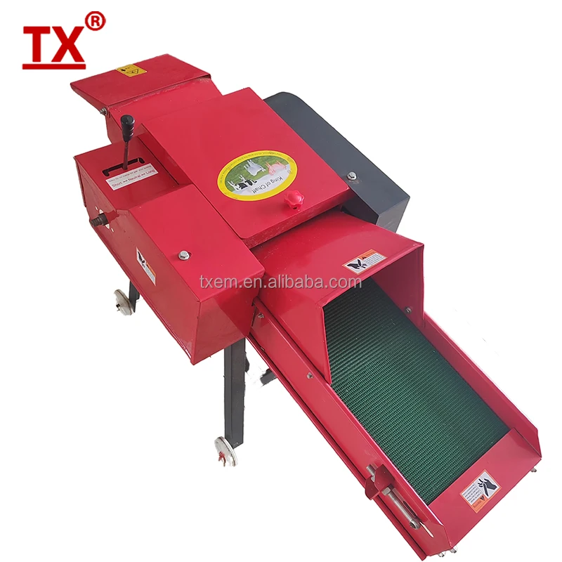 Factory directly Farm Use Grass Chaff Cutter Straw Crusher Hay Cutter Automatic rice straw chaff cutter in Zambia