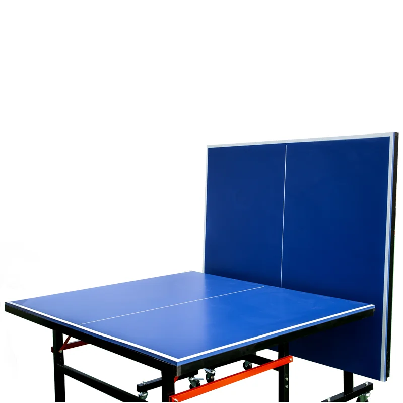 Offical size outdoor tennis table foldable table desk with wheel training steel metal frame tube waterproof ping-pong tables