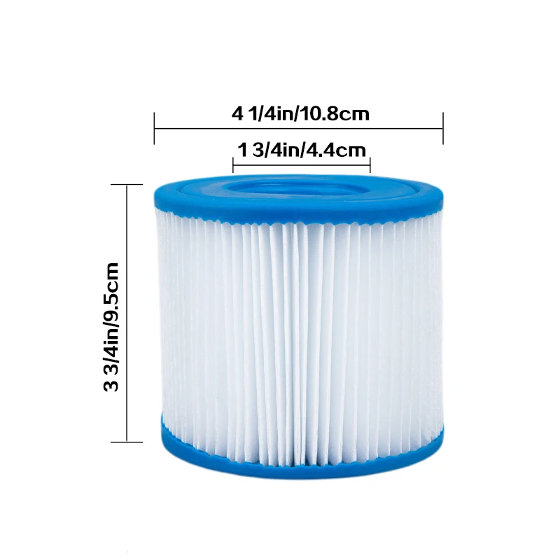 Pool Filter D Cartridge Fits Summer Waves Pool, Long-Last & Heavy-Duty, Replaces RX-600 / SFX-600 Pool Pump Filter