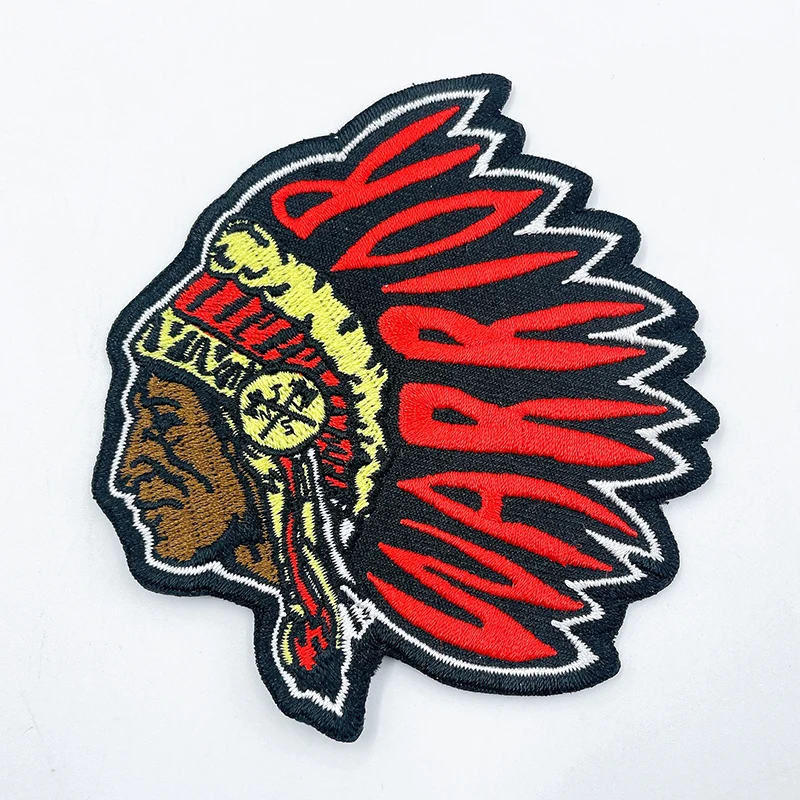 Iron on Embroidery Patch Chenille Custom L Unit Wholesale Customized Fabric PU Lace Sustainable Support to Heat Clothes Patches