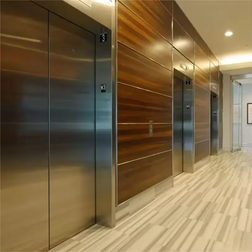 New Trendy High Quality Assurance 1.5M/S Residential Passenger Lifts 400Kg Stainless Steel Elevator