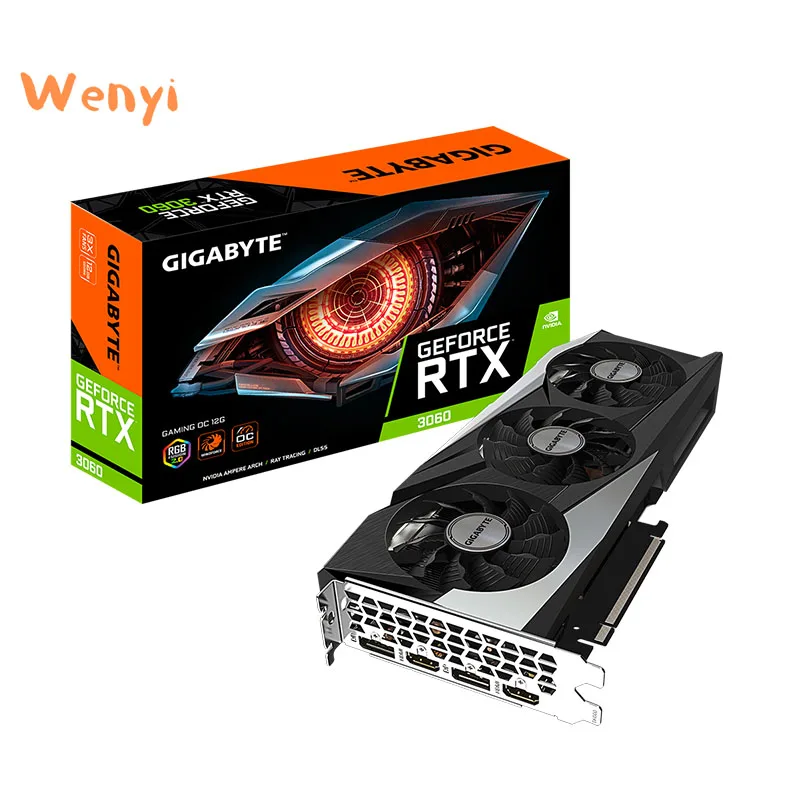 New No LHR  3070 3080 3090 3060Ti GAMING OC 8G Video Graphics Card AS/US MSI GIGABYTE 10GB GDDR6 Gamining OC