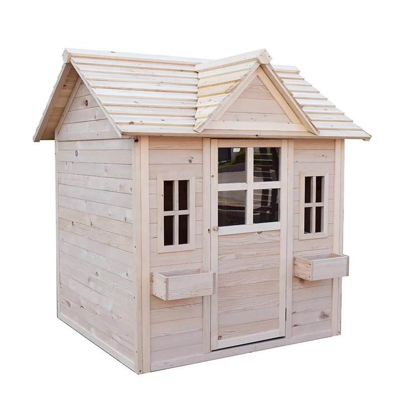 Children Wooden Outdoor Playhouse With Window