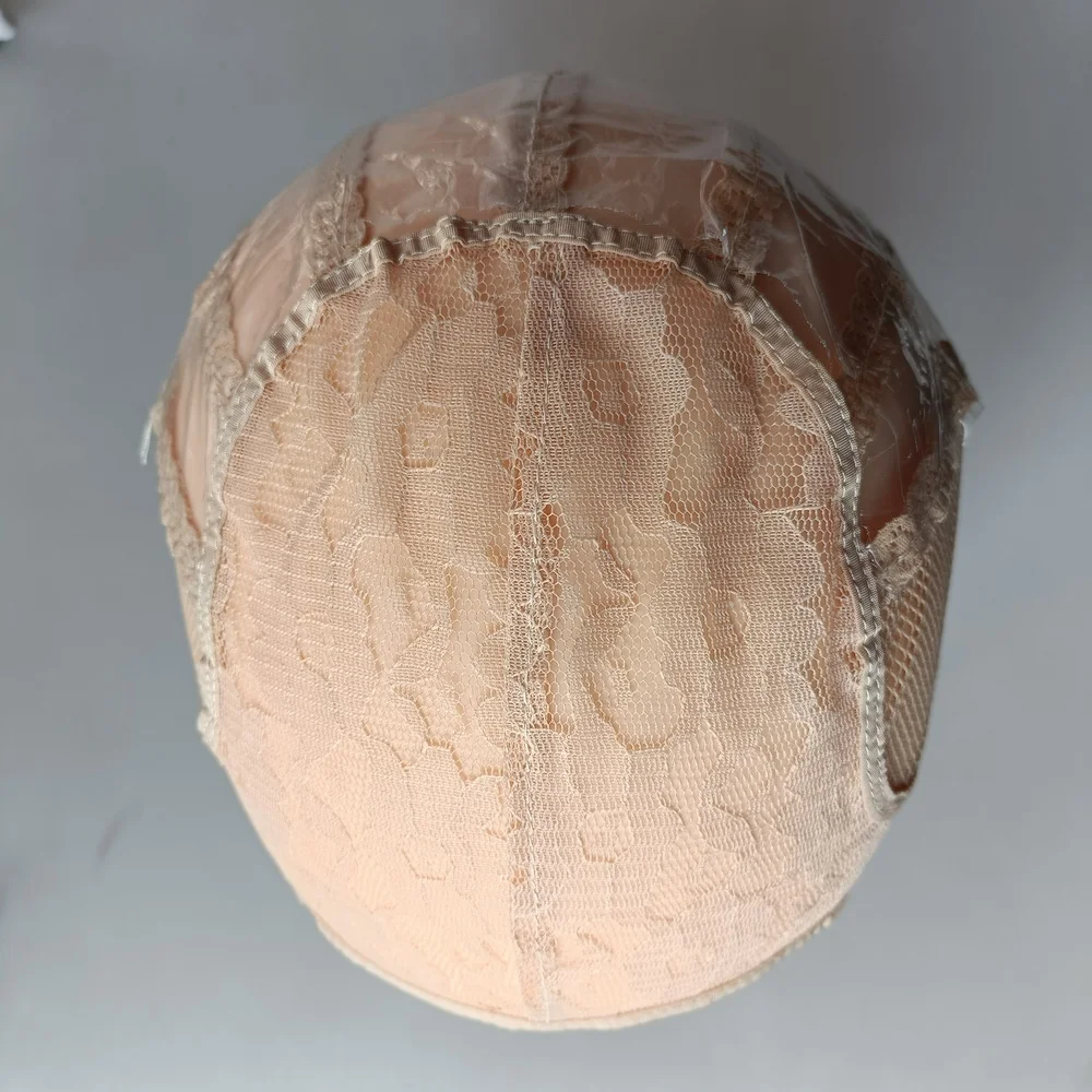 Ventilated Cap For Making Wigs Black Hairnets Mesh Ventilated Wig Caps With Adjustable Strap For Women Wig Base