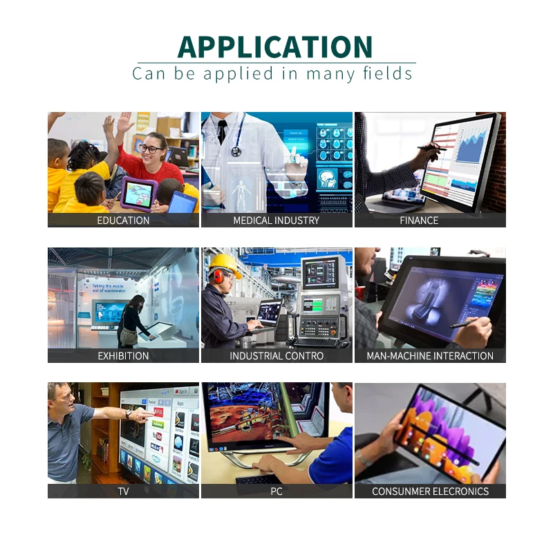 27 Inch Wall Mounted Capacitive Lcd Touch Screen For All In One Medical Equipment