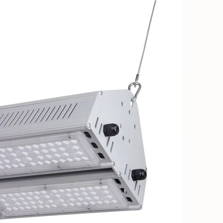 Waterproof ip65 outdoor ceiling mounted surface recessed linear large area lighting for europe warehouse