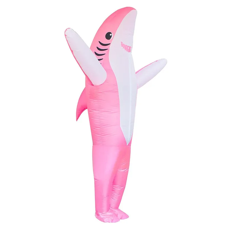 Adult Inflatable Shark Blow-up Halloween Carnival Party Costume