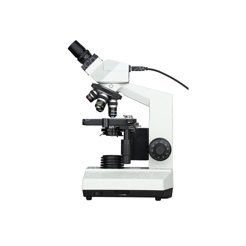 SERICO Laboratory Binocular Digital Video Biological Microscope  Model: DN-107T USB Output Teaching Use