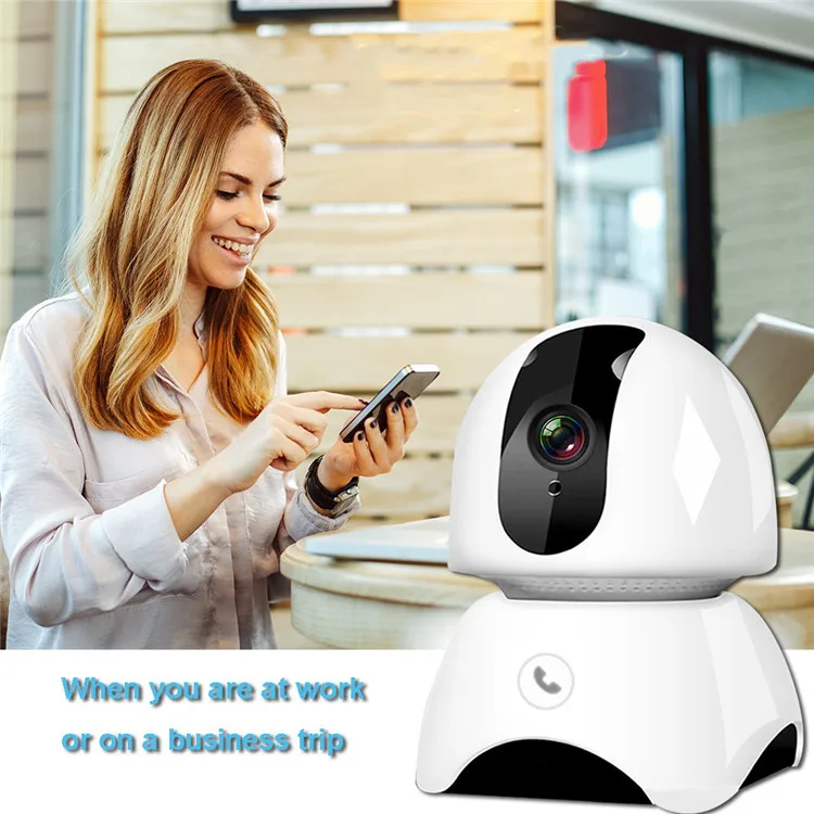 Wholesale HD 720P 1080P Auto Tracking Video Recording Two Way Audio Mobile Remote Monitoring Indoor CCTV Wireless WiFi Camera