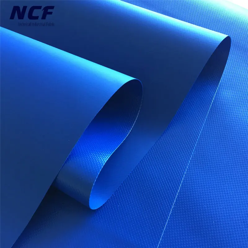 18oz Dark Blue PVC Polyester Vinyl Tarpaulin Fabric American