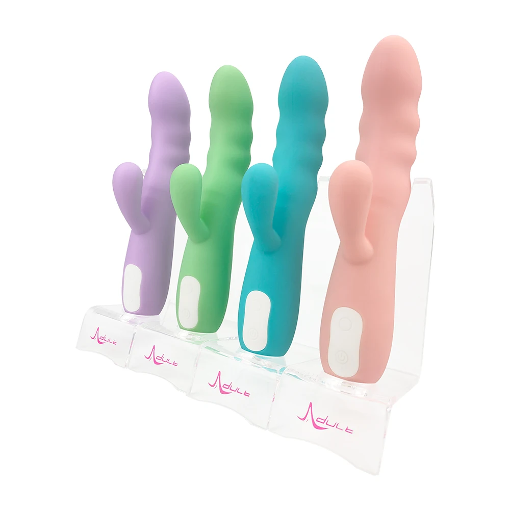 Silicone Vibrating Rampant Rabbit Vibrator 10 Speed Dildo Adult Sex Toys