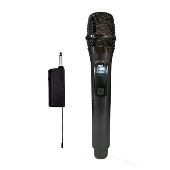 V-band fixed frequency handheld microphone wireless microphone receiver home outdoor audio live singing