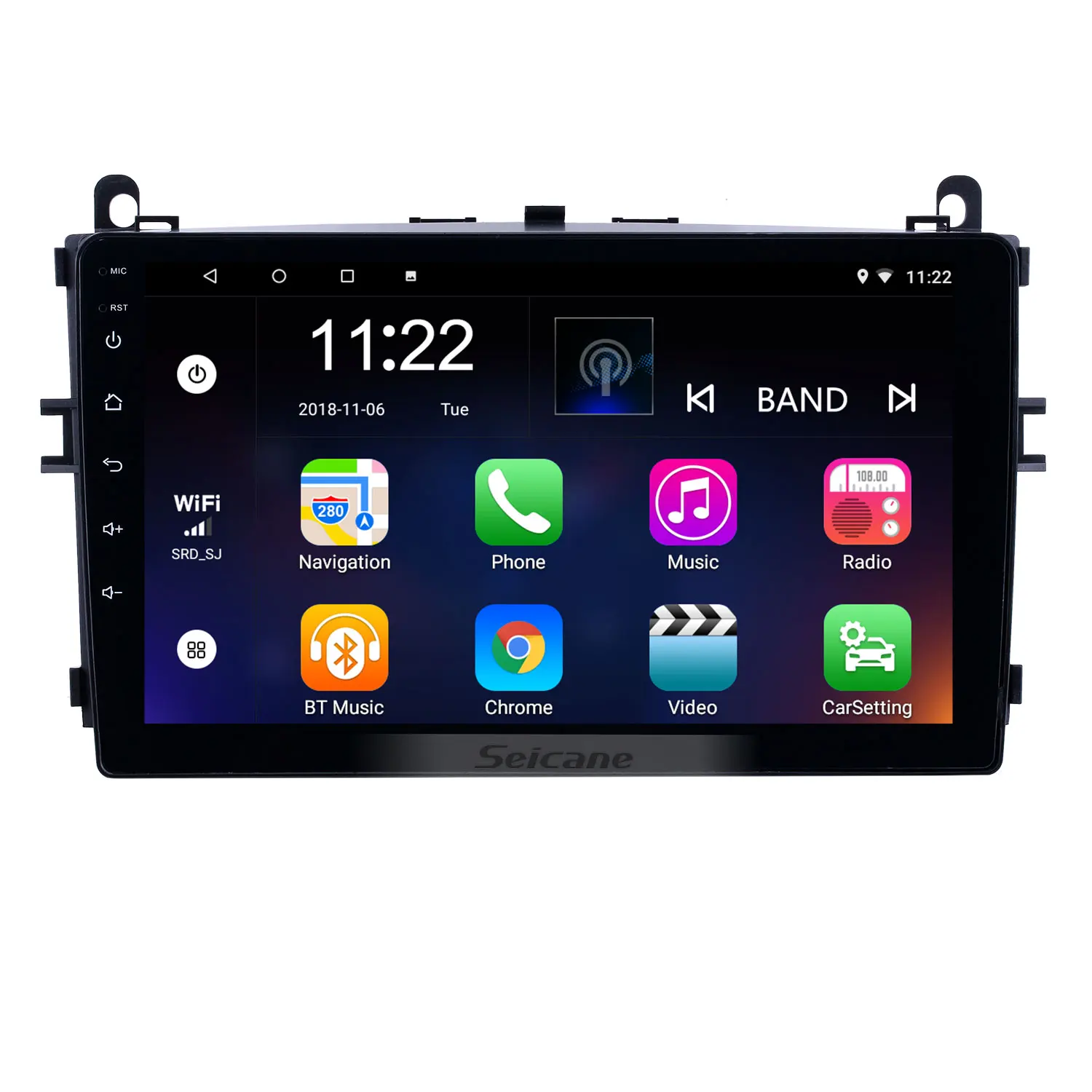 Android 13.0 9 inch HD Touchscreen GPS Navigation Radio for 2016-2017 Baic E Series E130 E150/EV Series EV160 EV200/Senova D20 w