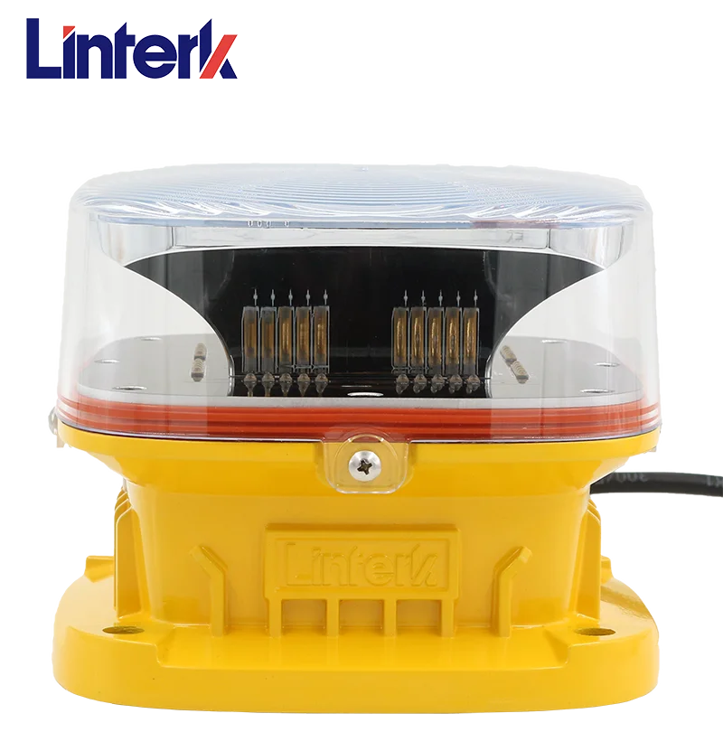 L-864 Flashing Red Beacon Medium Intensity Type B Obstruction Lights Infrared IR LED Aviation Light for marking Towers