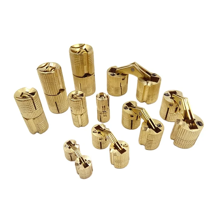 Solid brass cylinder hinge Bucket hinge Copper hinge