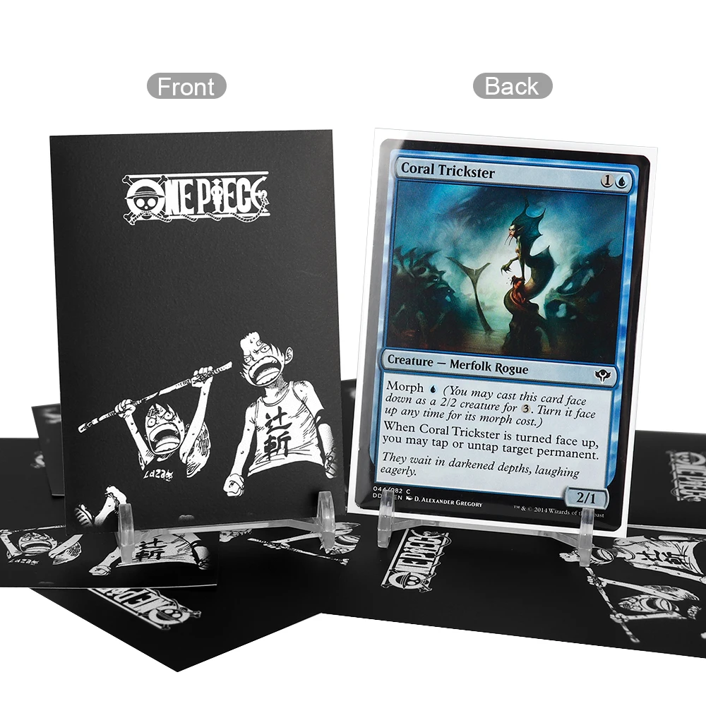 Custom Matte Back Art Card Sleeves Fashion Style Made from PP Material For MTG Standard Size Game Card