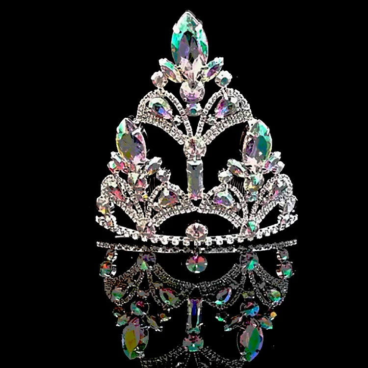 Wholesale Contour Band Crowns Miss World Beauty Pageant Crown Custom Tiaras