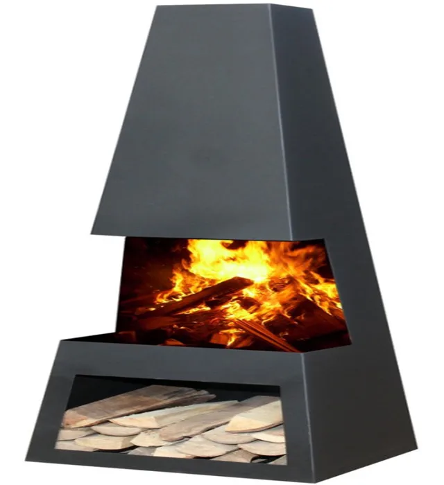 Selling  high quality nice designed steel chimeneas for heating in the backyard made in China