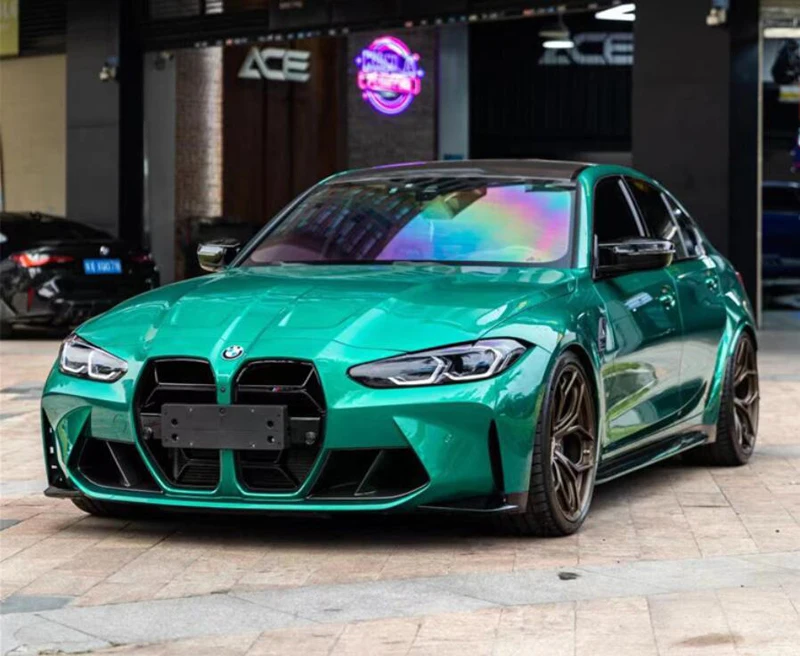 2021 CSL Style Carbon Fiber Front Bumper Grille For BMW G80 M3 G82 M4