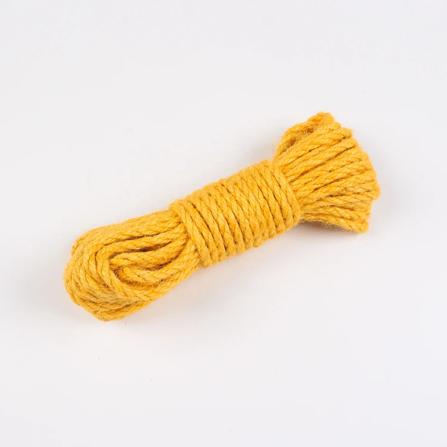 Hot sale 5mm coloured natural DIY braided jute twisted jute packaging rope twine string jute yarn string