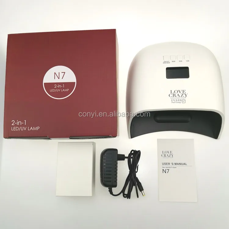 Wholesale beautiful professional 5 finger uv led gel lamp salon nail polish dryer