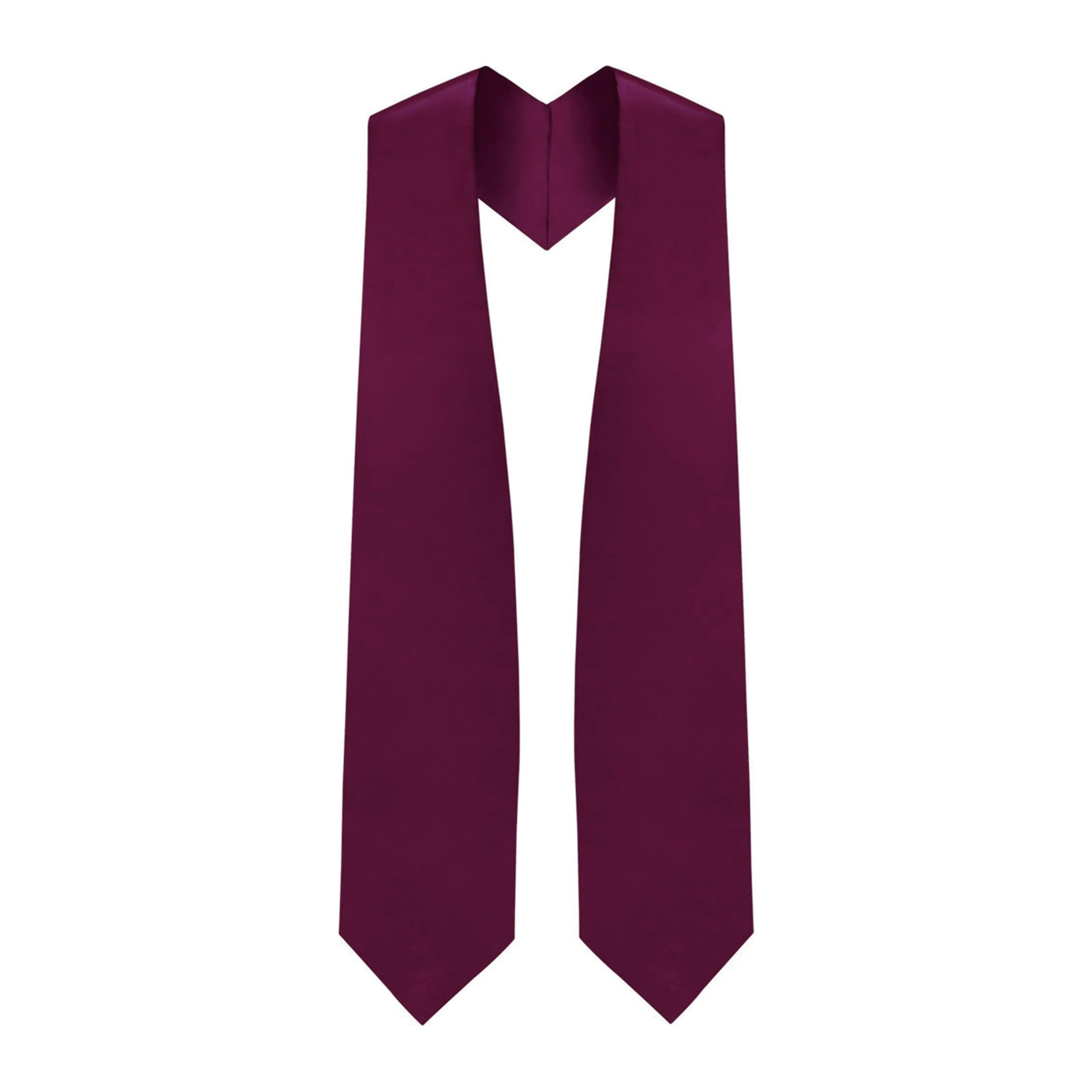 Gold black 100% Satin unisex custom graduation stole sash