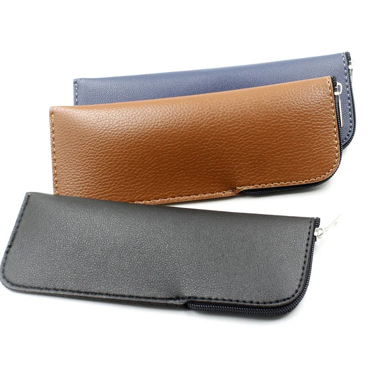 YT4061 wholesale Custom Logo Pu Leather Eyeglass Sunglasses Bag Reading Soft Glasses Case Pouch