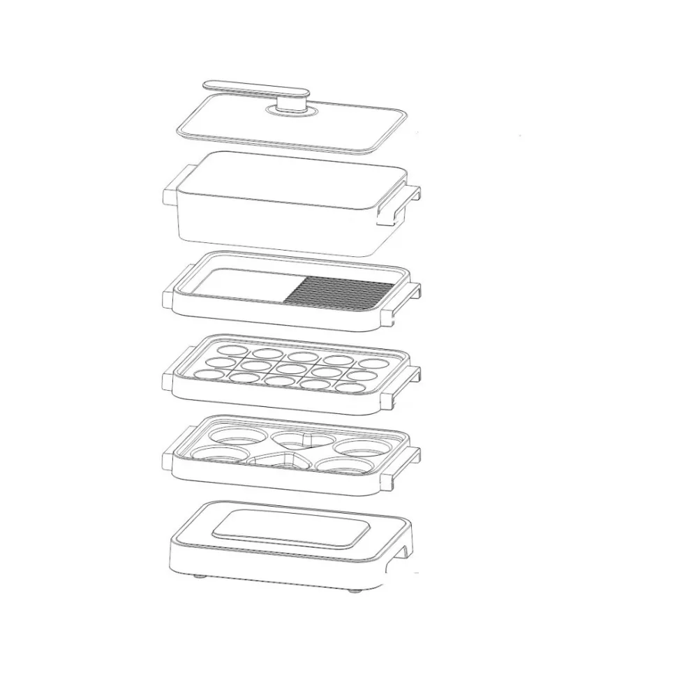 multi function electric grill, frying pan and hot pot ,electric cooker, griddle