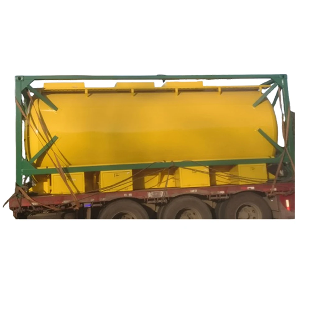 26000 liters Cooking Oil 3 Silo Tank container  T11 ISO tank container