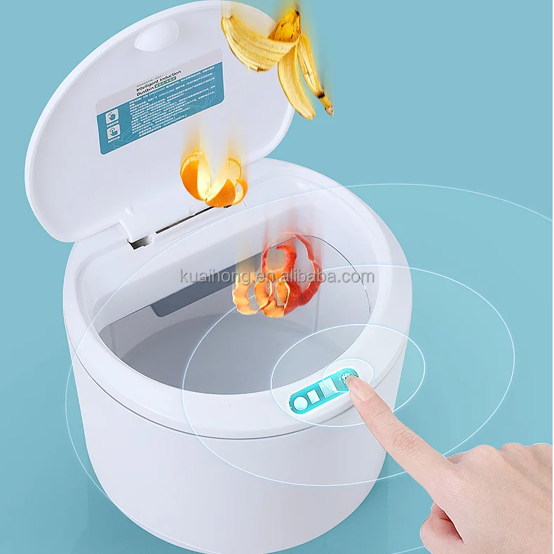 Wholesale Creative 3L Sensor Dustbin Automatic Plastic Smart Trash Bin Small Waste Bins For Kitchen Bedroom Bathroom