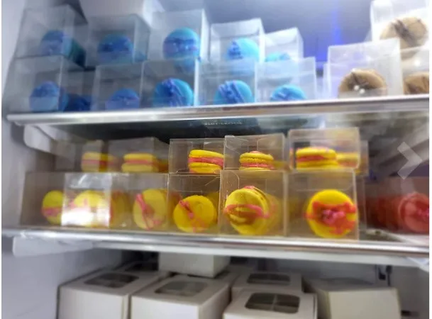 New product custom clear cake box square plastic PET clear box packaging macarron gift boxes transparentes