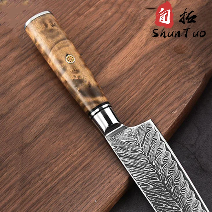 Damasco Japanese Vg10 Kitchen Knife For Peeling Cutting And Slicing Aus10 Aus8 14c28n 10cr15comov Damask Chef Knife Set