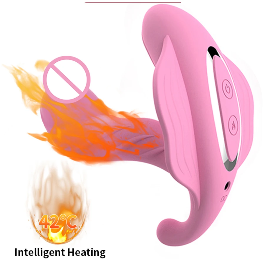 Silicone vibrators sex toys for woman female G spot massage remote control products butterfly shape