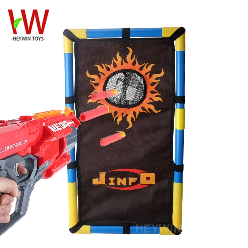 Target frame of aiming Net bag Oxford cloth soft bullet shooting game Tactical Series Toys for Kids (HM37)