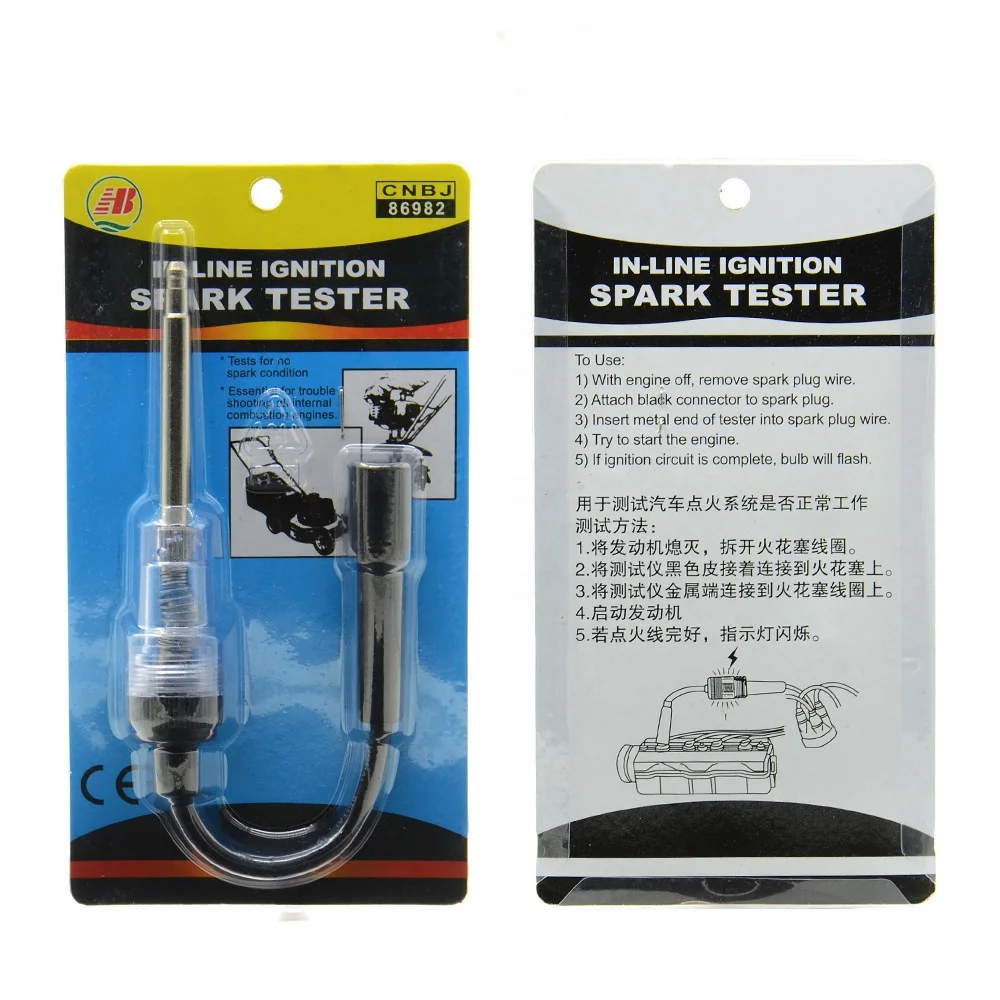 Hot sale CNBJ-86982 Automotive Ignition Spark Tester 12V Car Spark plug Tester Ignition Coil Tester