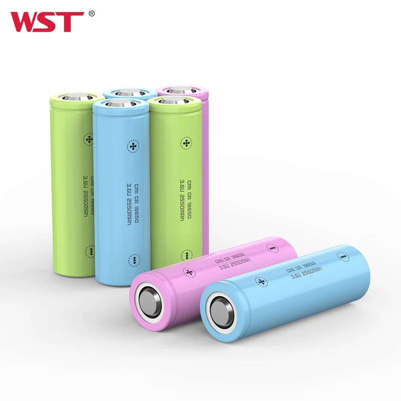 WST High Cost Performance Cylindrical Rechargeable 3.7V 2600mah Real Capacity OEM ODM Customizable Battery Cell for Power Bank